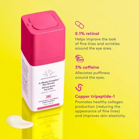 Drunk Elephant A-Shaba Complex Eye Serum .5 fl oz/ 15 mL NEW UNUSED BOXED - Picture 6 of 9